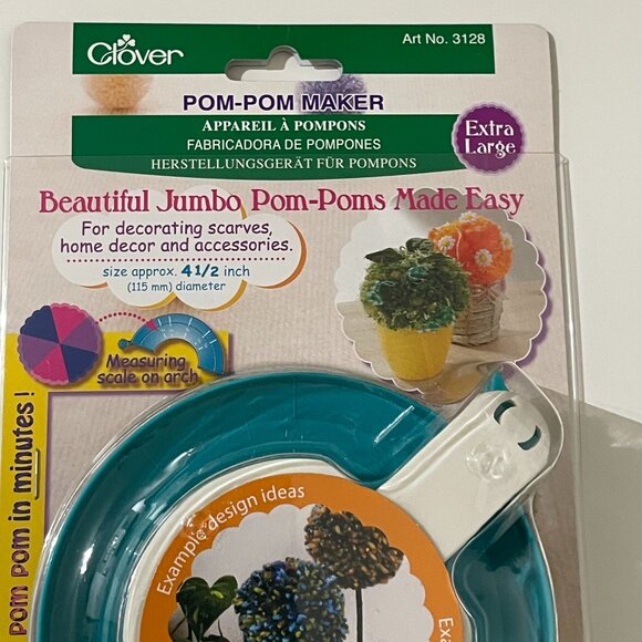 NEW Pompom Maker Extra Large by Clover - Picture 2 of 4
